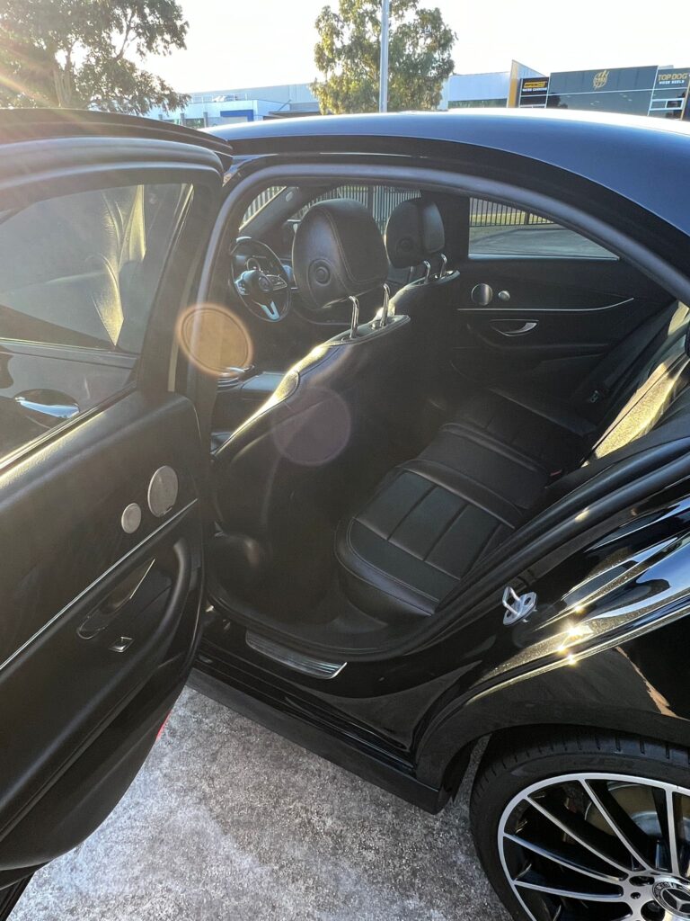 Mercedes premium interior car detailing service