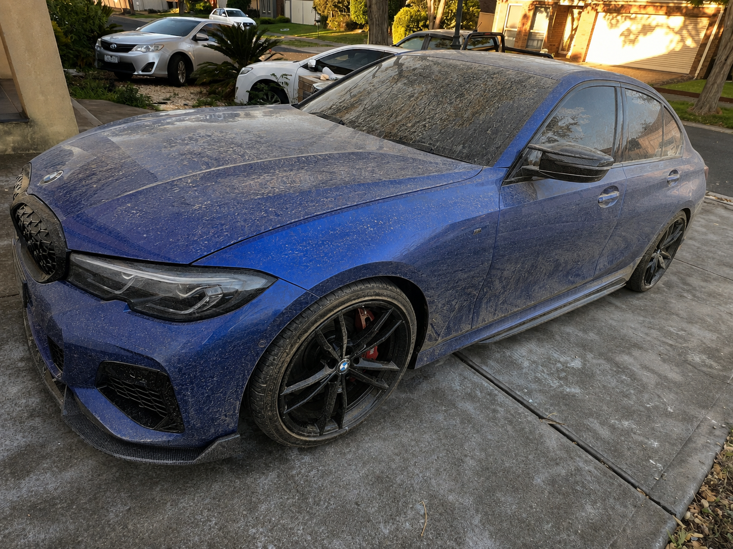 Vehicle before pre-sale detailing
