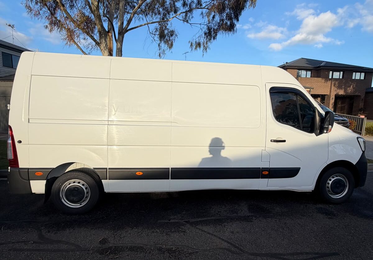 van signage removal after for fresh look