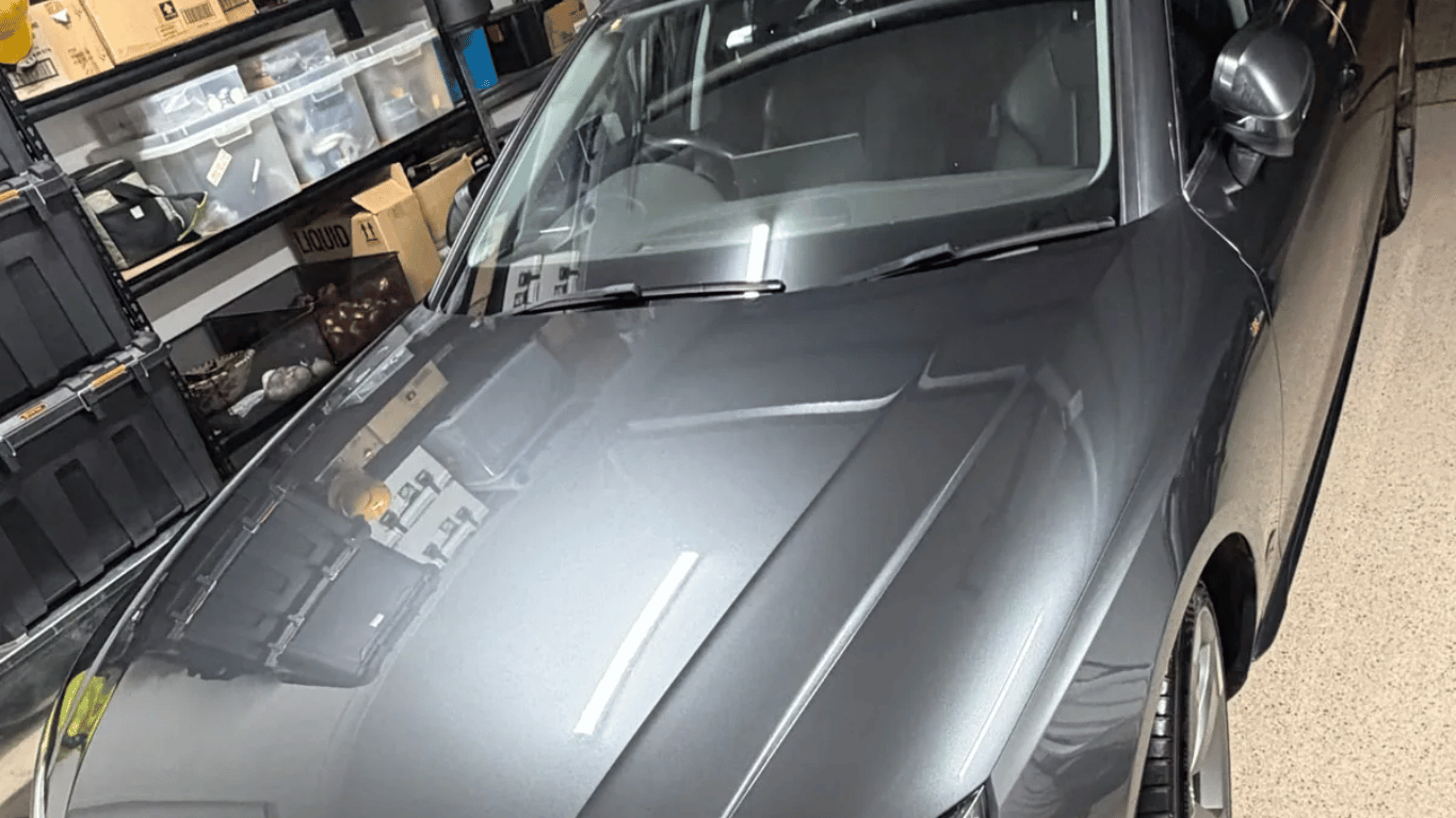 Corrected Audi finish after restoration